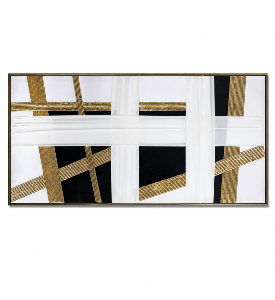 لوحة حائط بإطار ذهبي مقاس 70 × 140 سم لوحة حائط بإطار ذهبي مقاس 70 × 140 سم
