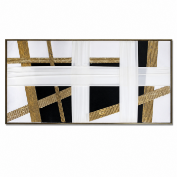 لوحة حائط بإطار ذهبي مقاس 70 × 140 سم لوحة حائط بإطار ذهبي مقاس 70 × 140 سم