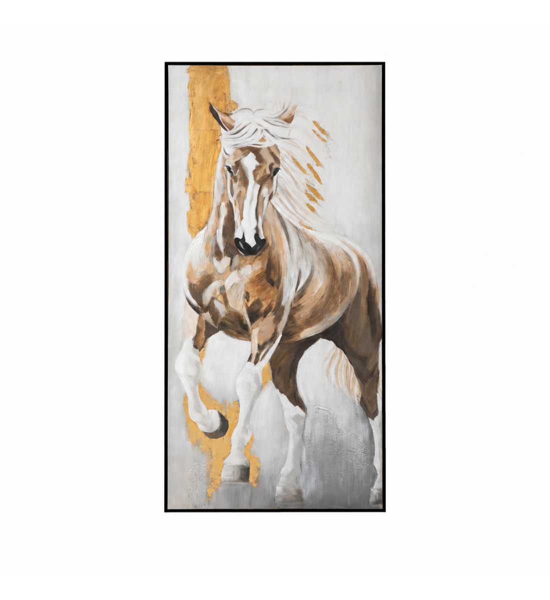 لوحة فنية بإطار أسود مقاس 100 × 180 سم لوحة فنية بإطار أسود مقاس 100 × 180 سم