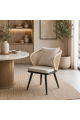 كرسي جلوس مودرن باللون البيج