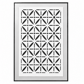 لوحة ديكور بإطار أسود مقاس 120 × 80 سم لوحة ديكور بإطار أسود مقاس 120 × 80 سم