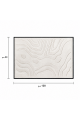 لوحة ديكور بإطار أسود مقاس 120 × 80 سم لوحة ديكور بإطار أسود مقاس 120 × 80 سم
