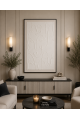 لوحة ديكور بإطار أسود مقاس 120 × 80 سم لوحة ديكور بإطار أسود مقاس 120 × 80 سم