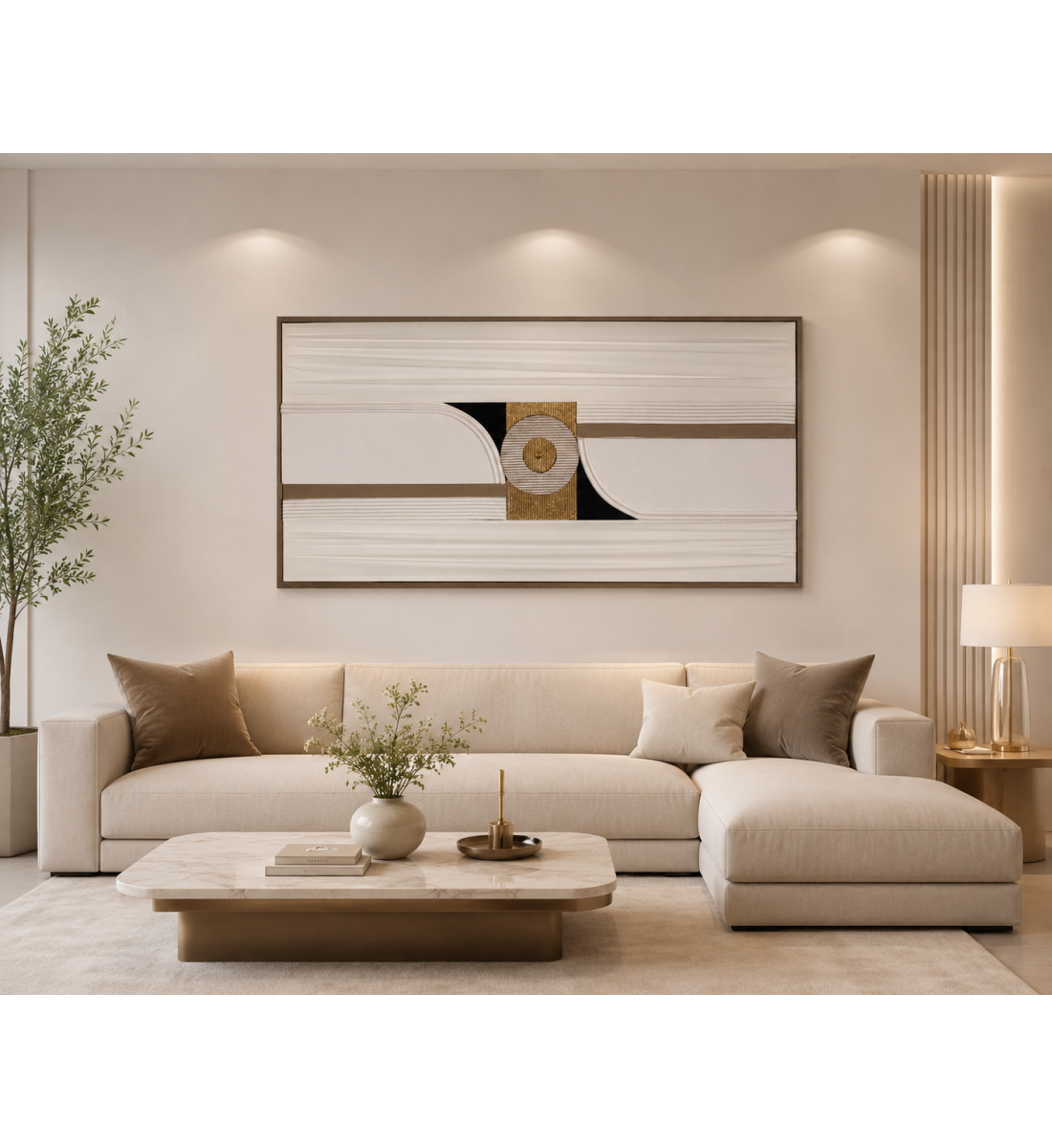 لوحة حائط بإطار خشبي مقاس 70 × 140 سم لوحة حائط بإطار خشبي مقاس 70 × 140 سم