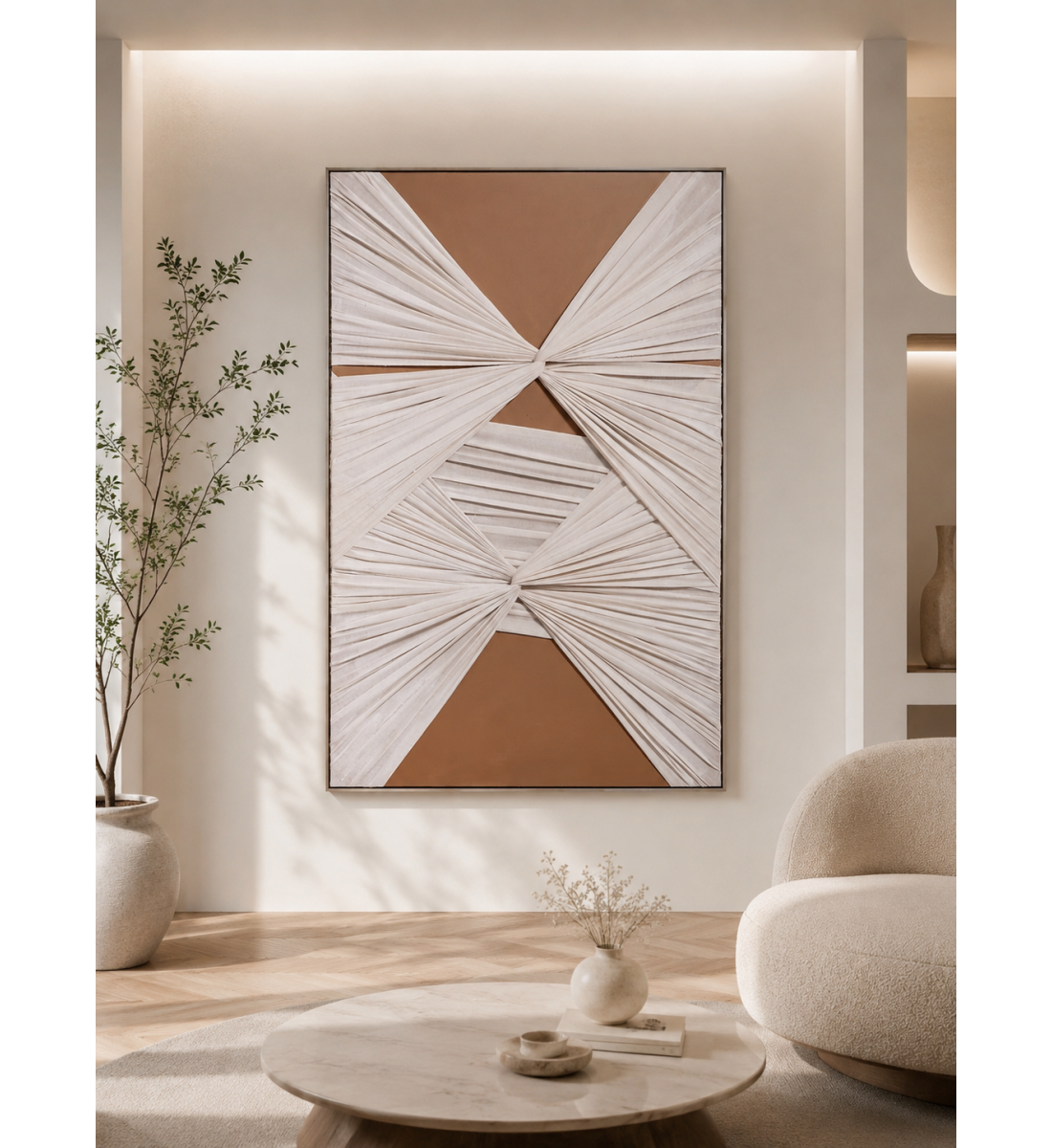 لوحة ديكور بإطار ذهبي مقاس 80 × 120 سم لوحة ديكور بإطار ذهبي مقاس 80 × 120 سم