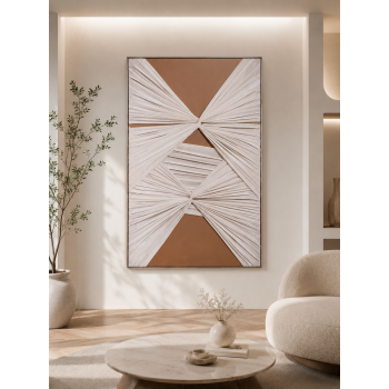 لوحة فنية بإطار ذهبي مقاس 100 × 150 سم