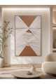 لوحة ديكور بإطار ذهبي مقاس 80 × 120 سم لوحة ديكور بإطار ذهبي مقاس 80 × 120 سم