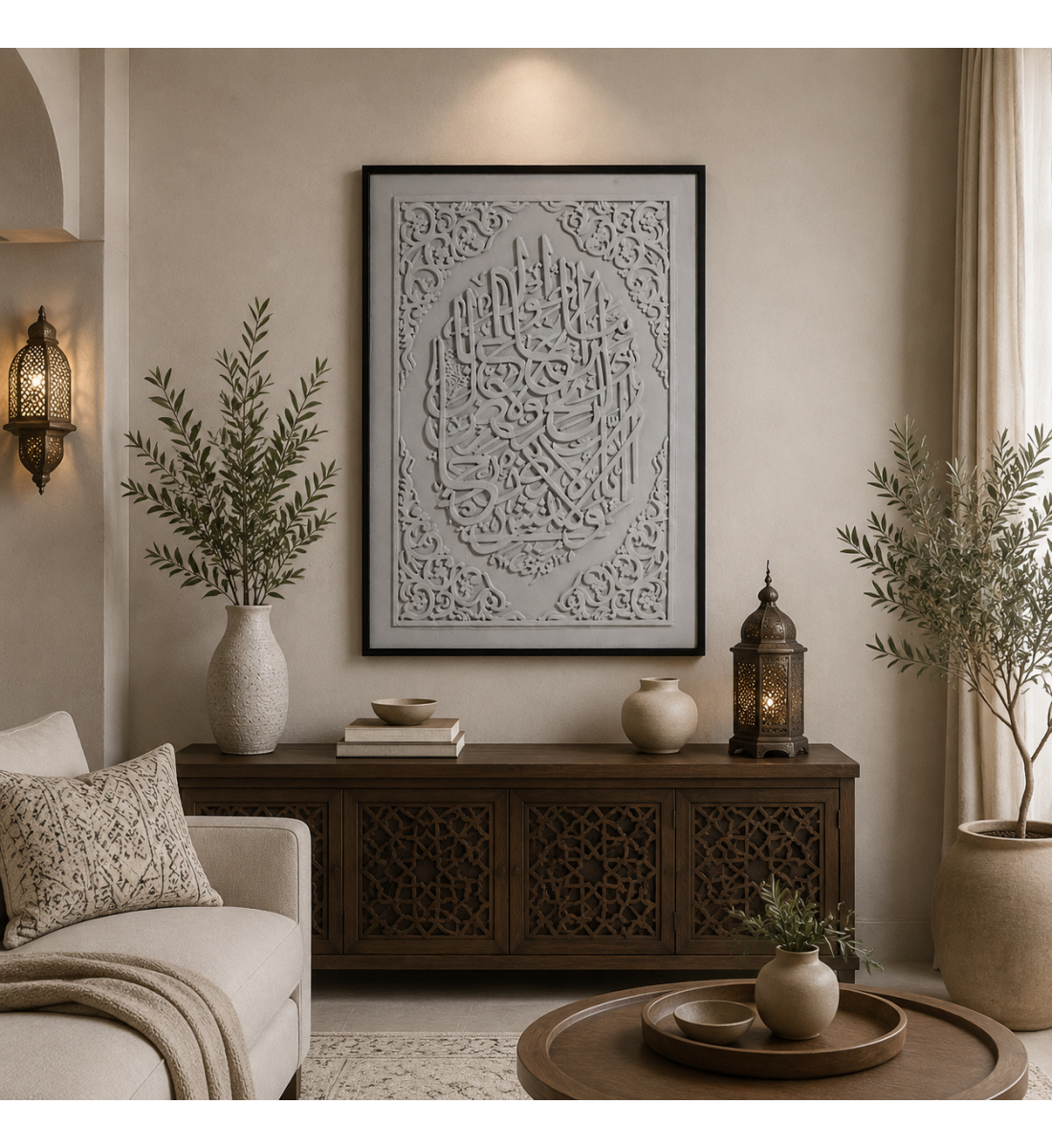 لوحة ديكور أنيقة بإطار أسود مقاس 120 × 80 سم لوحة ديكور أنيقة بإطار أسود مقاس 120 × 80 سم