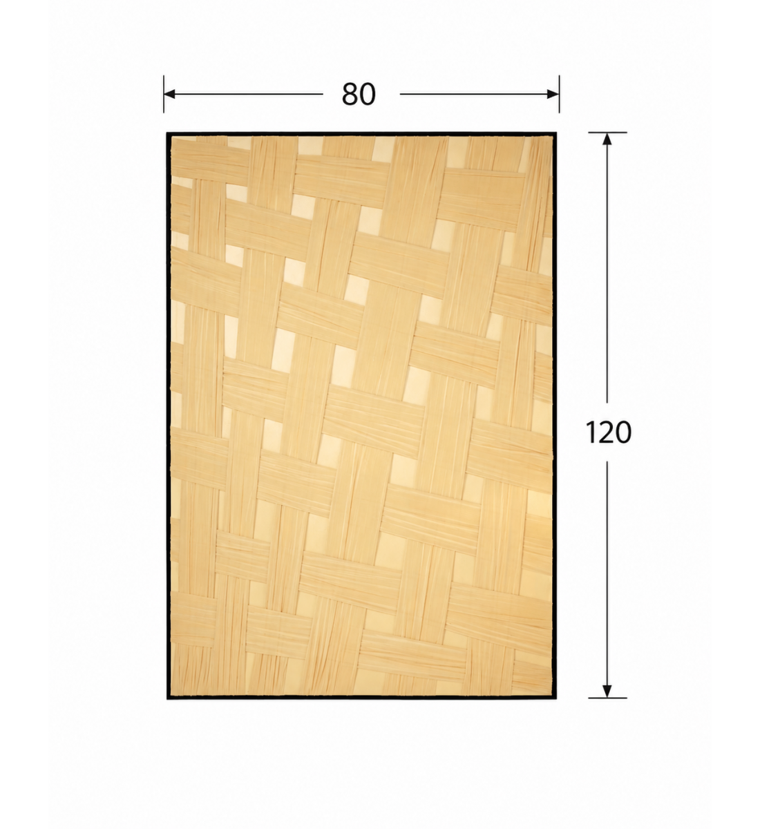لوحة ديكور مودرن بإطار أسود مقاس 80 × 120 سم لوحة ديكور مودرن بإطار أسود مقاس 80 × 120 سم