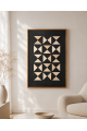 لوحة ديكور بإطار أسود مقاس 120 × 80 سم لوحة ديكور بإطار أسود مقاس 120 × 80 سم