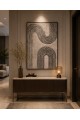 لوحة ديكور بإطار أسود مقاس 80 × 120 سم لوحة ديكور بإطار أسود مقاس 80 × 120 سم