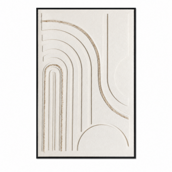 لوحة حائط عصرية بإطار أسود مقاس 100 × 150 سم لوحة حائط عصرية بإطار أسود مقاس 100 × 150 سم