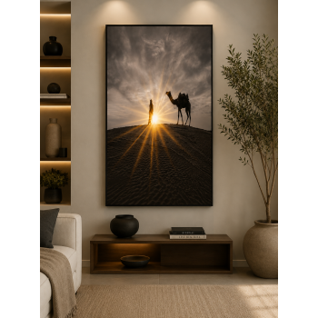 لوحة جدارية طولية مقاس 80 × 180 سم
