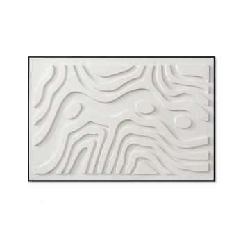 لوحة حائط بإطار أسود مقاس 100 × 150 سم