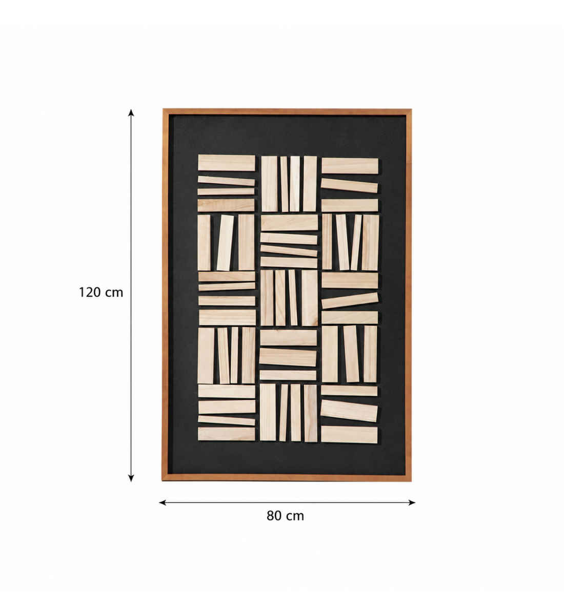 لوحة ديكور فاخرة بإطار أسود مقاس 120 × 80 سم لوحة ديكور فاخرة بإطار أسود مقاس 120 × 80 سم