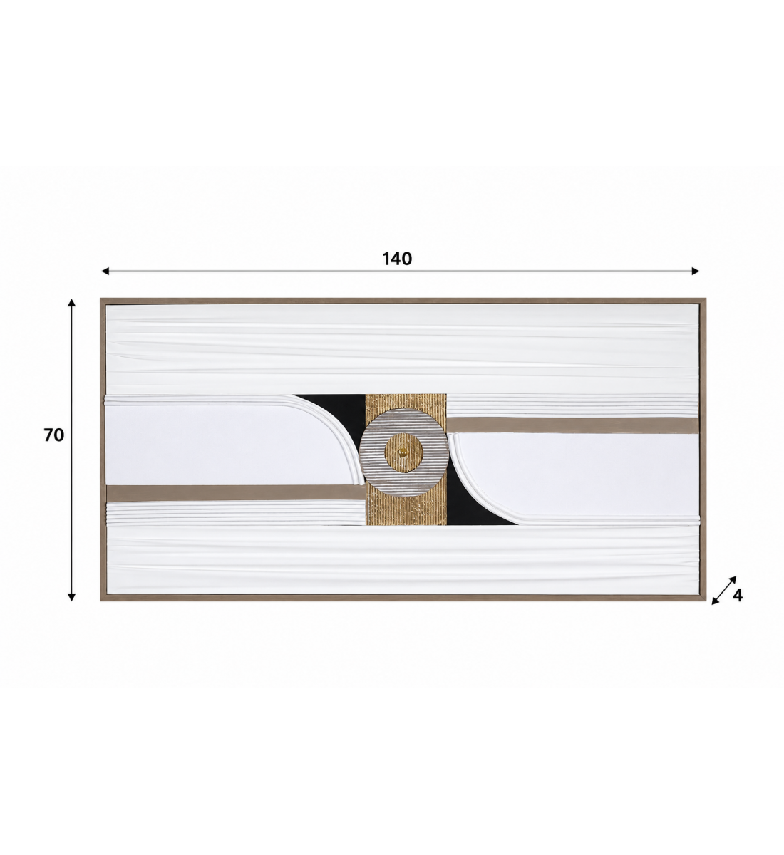 لوحة حائط بإطار خشبي مقاس 70 × 140 سم لوحة حائط بإطار خشبي مقاس 70 × 140 سم