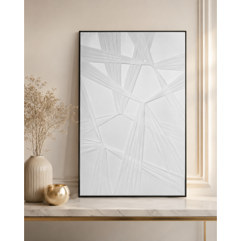 لوحة حائط مودرن بإطار أسود مقاس 80 × 120 سم