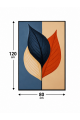 لوحة ديكور بإطار أسود مقاس 120 × 80 سم لوحة ديكور بإطار أسود مقاس 120 × 80 سم