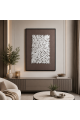 لوحة ديكور مودرن بإطار أسود مقاس 120 × 80 سم لوحة ديكور مودرن بإطار أسود مقاس 120 × 80 سم