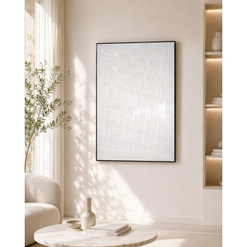 لوحة حائط بإطار أسود مقاس 80 × 120 سم