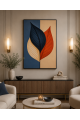 لوحة ديكور بإطار أسود مقاس 120 × 80 سم لوحة ديكور بإطار أسود مقاس 120 × 80 سم