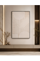 لوحة حائط بإطار أسود مقاس 80 × 120 سم لوحة حائط بإطار أسود مقاس 80 × 120 سم