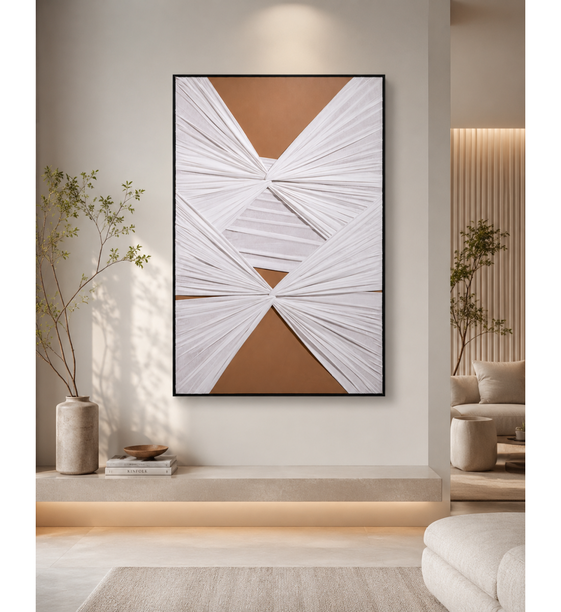 لوحة ديكور بإطار أسود مقاس 100 × 150 سم لوحة ديكور بإطار أسود مقاس 100 × 150 سم