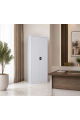 دولاب مستندات حديد باللون الرمادي مقاس 185 × 85 سم دولاب مستندات حديد باللون الرمادي مقاس 185 × 85 سم