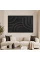 لوحة ديكور للحائط بإطار أسود مقاس 100 × 150 سم لوحة ديكور للحائط بإطار أسود مقاس 100 × 150 سم