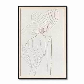 لوحة فنية مودرن بإطار أسود مقاس 100 × 150 سم لوحة فنية مودرن بإطار أسود مقاس 100 × 150 سم