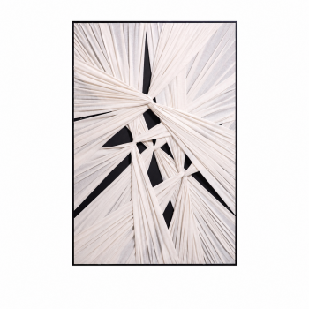 لوحة فنية بإطار أسود مقاس 80 × 120 سم لوحة فنية بإطار أسود مقاس 80 × 120 سم