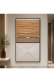 لوحة حائط بإطار أسود مقاس 80 × 120 سم لوحة حائط بإطار أسود مقاس 80 × 120 سم