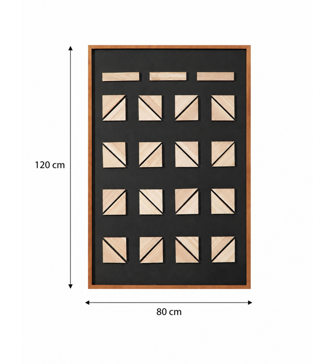 لوحة حائط بإطار أسود مقاس 120 × 80 سم لوحة حائط بإطار أسود مقاس 120 × 80 سم