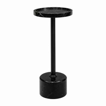 طاولة خدمة مفردة باللون الأسود