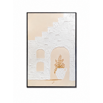 لوحة حائط مودرن بإطار أسود مقاس 80 × 120 سم لوحة حائط مودرن بإطار أسود مقاس 80 × 120 سم