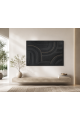 لوحة فنية بإطار أسود مقاس 120 × 80 سم
