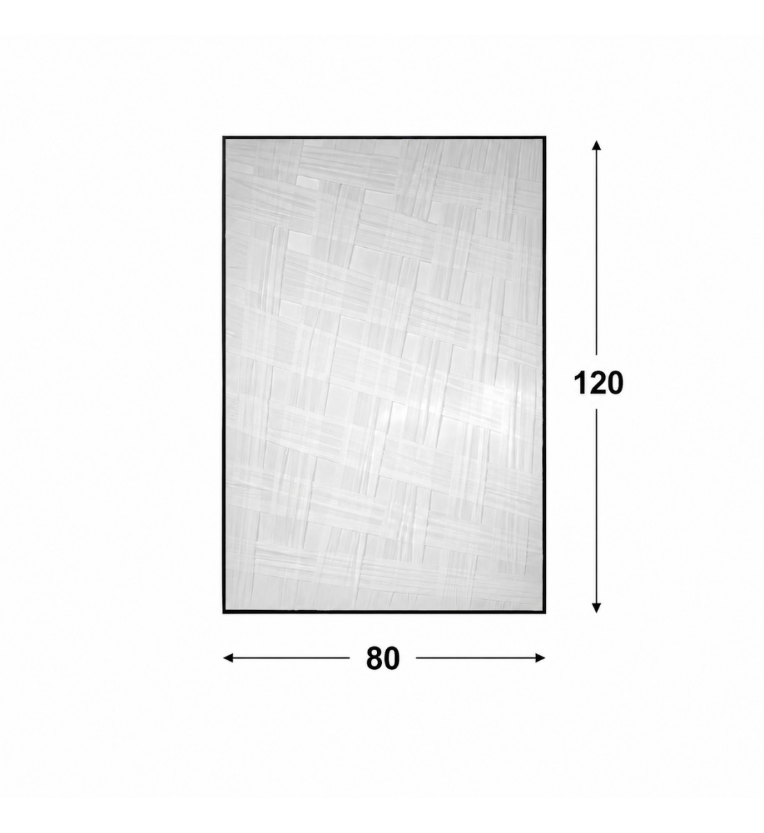 لوحة حائط بإطار أسود مقاس 80 × 120 سم لوحة حائط بإطار أسود مقاس 80 × 120 سم