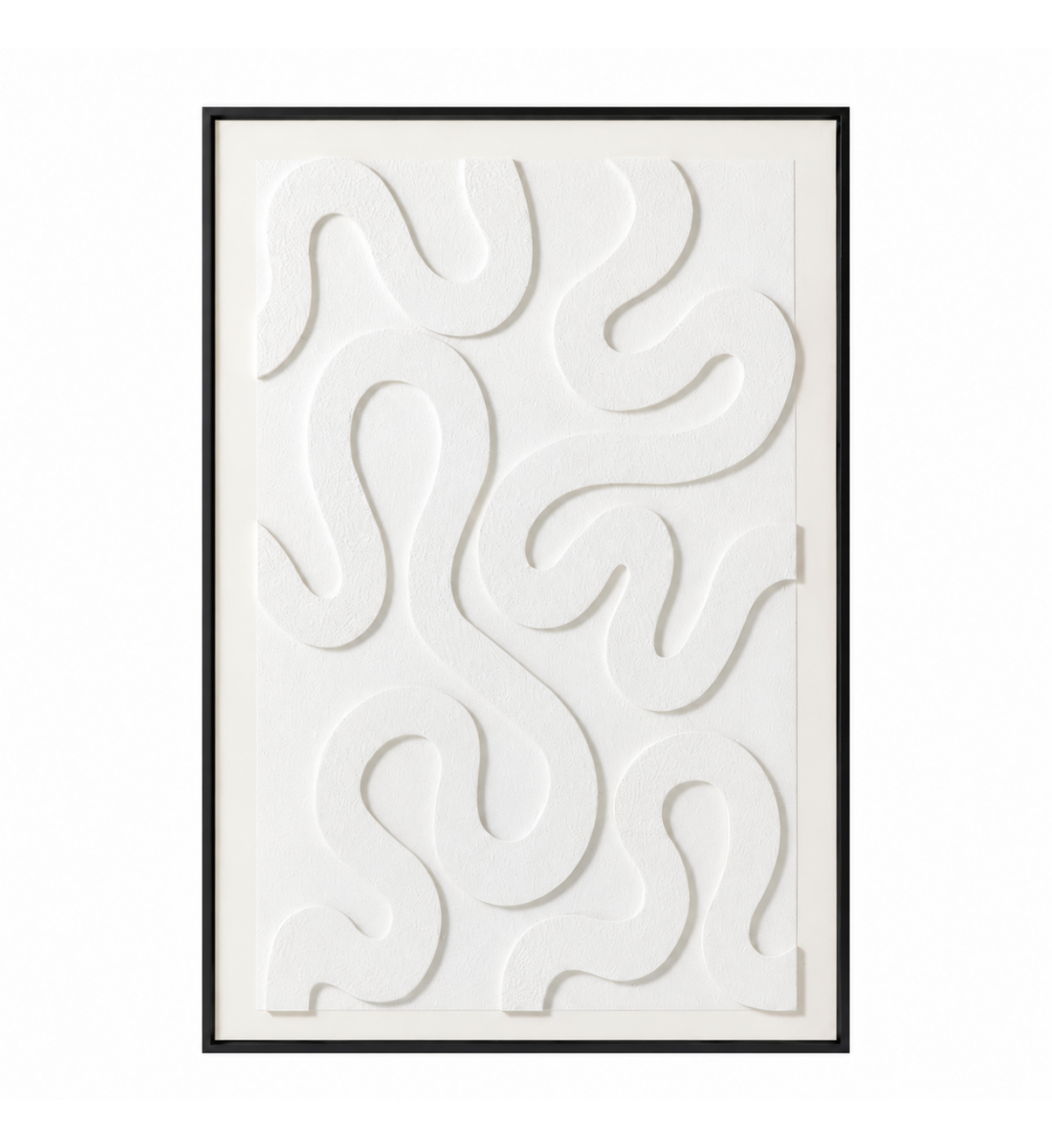 لوحة ديكور بإطار أسود مقاس 100 × 150 سم