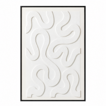 لوحة ديكور بإطار أسود مقاس 100 × 150 سم لوحة ديكور بإطار أسود مقاس 100 × 150 سم
