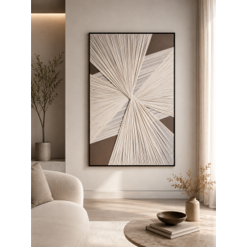 لوحة حائط كبيرة بإطار أسود مقاس 100 × 150 سم