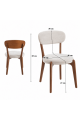 كرسي مفرد روز بيج فاتح بتصميم عصرى و أنيق كرسي مفرد روز بيج فاتح بتصميم عصرى و أنيق