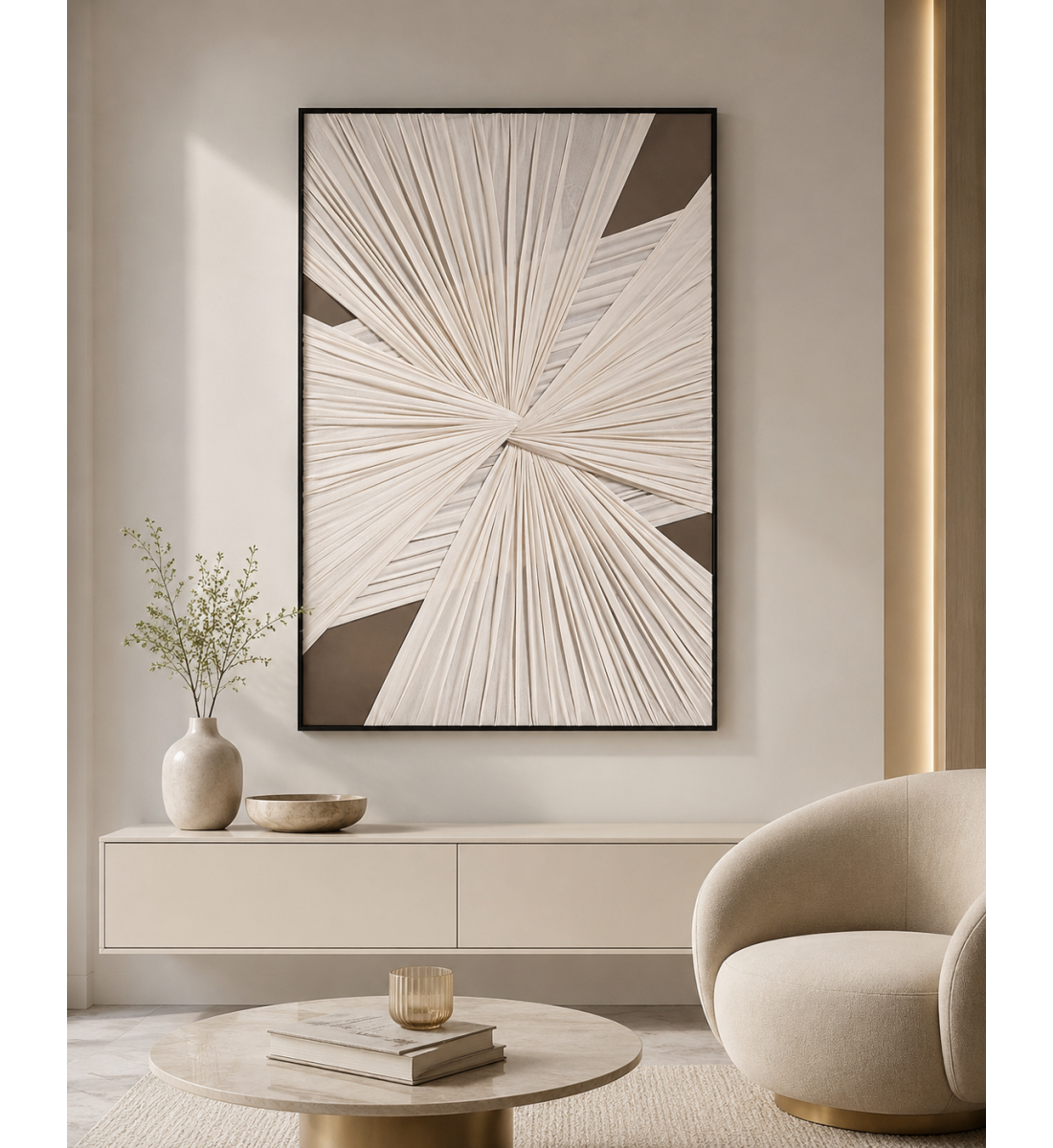 لوحة فنية للحائط بإطار أسود مقاس 80 × 120 سم لوحة فنية للحائط بإطار أسود مقاس 80 × 120 سم