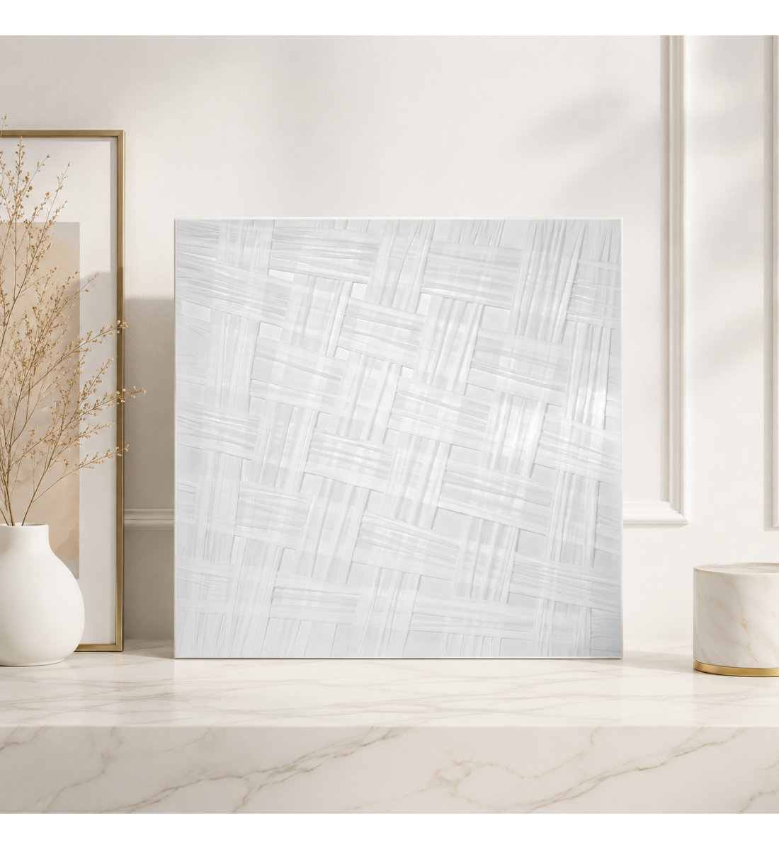 لوحة حائط مربعة بدون إطار مقاس 100 × 100 سم لوحة حائط مربعة بدون إطار مقاس 100 × 100 سم