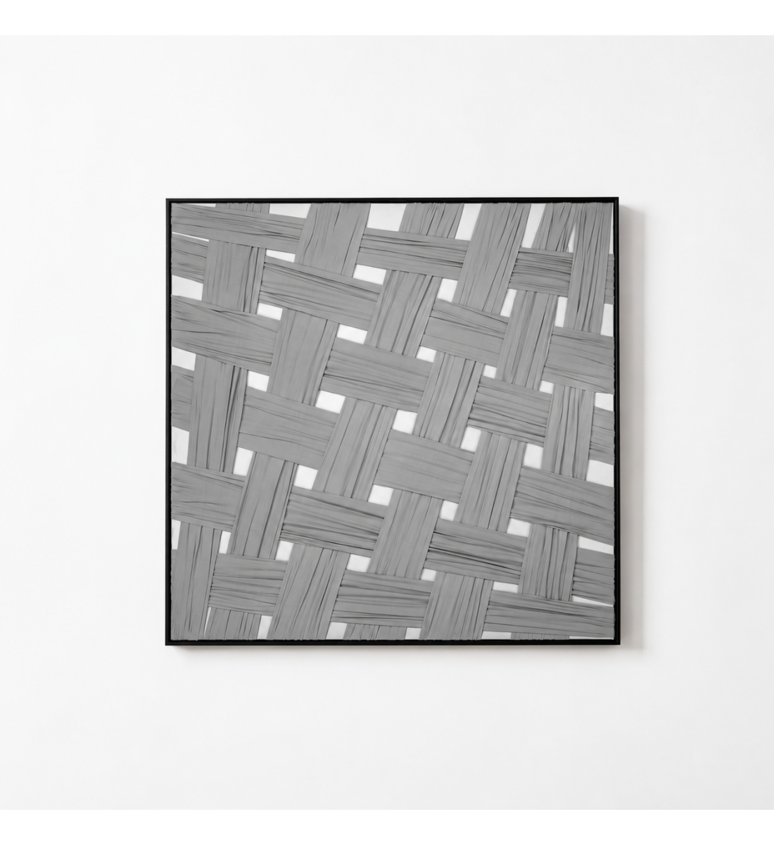 لوحة ديكور مربعة بإطار أسود مقاس 80 × 80 سم لوحة ديكور مربعة بإطار أسود مقاس 80 × 80 سم
