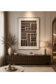 لوحة ديكور بإطار ذهبي مقاس 100 × 150 سم لوحة ديكور بإطار ذهبي مقاس 100 × 150 سم