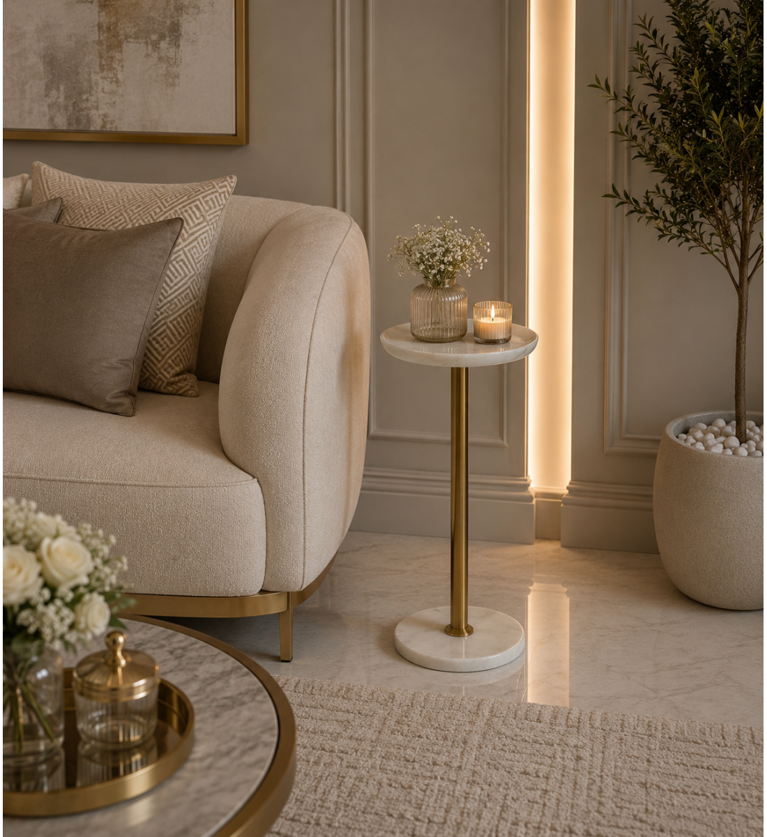 طاولة خدمة مفرد ذهبى
بتصميم عصرى و أنيق طاولة خدمة مفرد ذهبى
بتصميم عصرى و أنيق