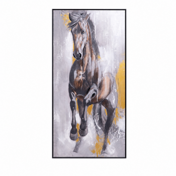 لوحة ديكور طولية بإطار أسود مقاس 80 × 160 سم لوحة ديكور طولية بإطار أسود مقاس 80 × 160 سم