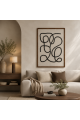لوحة ديكور مستطيلة مقاس 120 × 80 سم