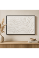 لوحة ديكور بإطار أسود مقاس 120 × 80 سم لوحة ديكور بإطار أسود مقاس 120 × 80 سم
