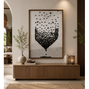 لوحة ديكور مستطيلة مقاس 120 × 80 سم